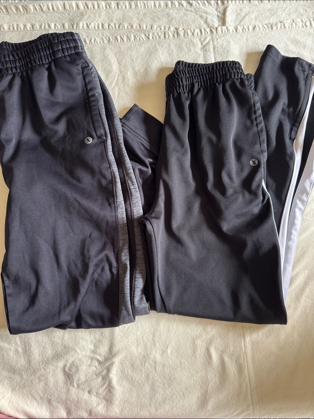 Boys Xersion Black Athletic Track Pants - Lightweight Performance